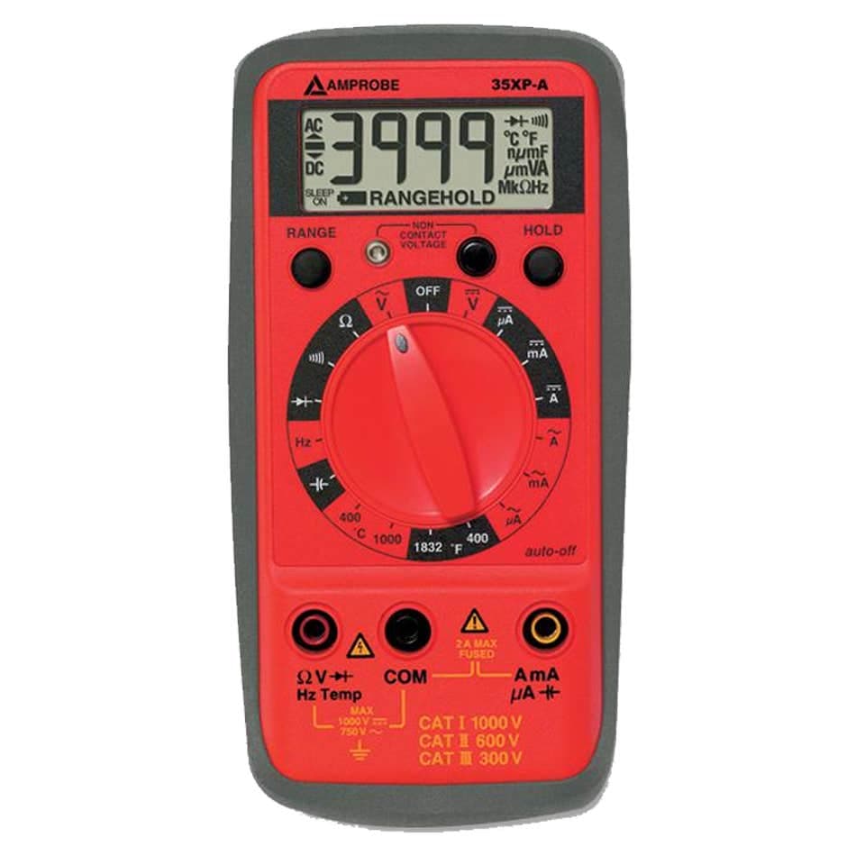 Amprobe 35XP-A Compact DMM with Temperature, Frequency, and Capacitance 