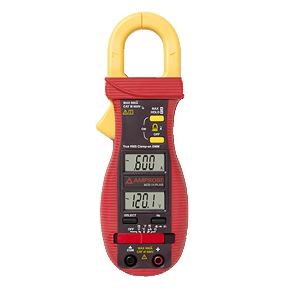 Amprobe ACD-14 PLUS Dual Display Digital Clamp Multimeter with Temperature  - Image 2