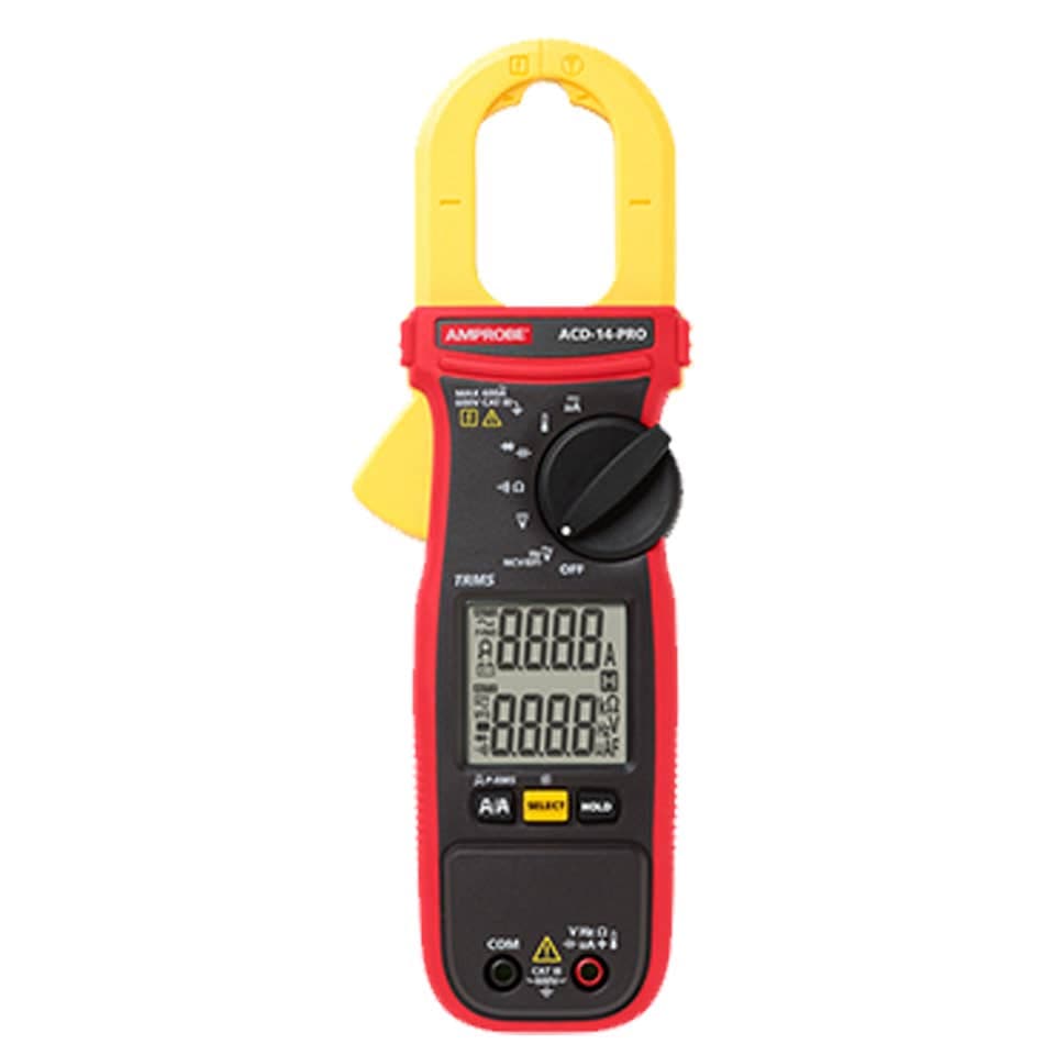 Amprobe ACD-14-PRO Dual Display 600 A TRMS Clamp Meter