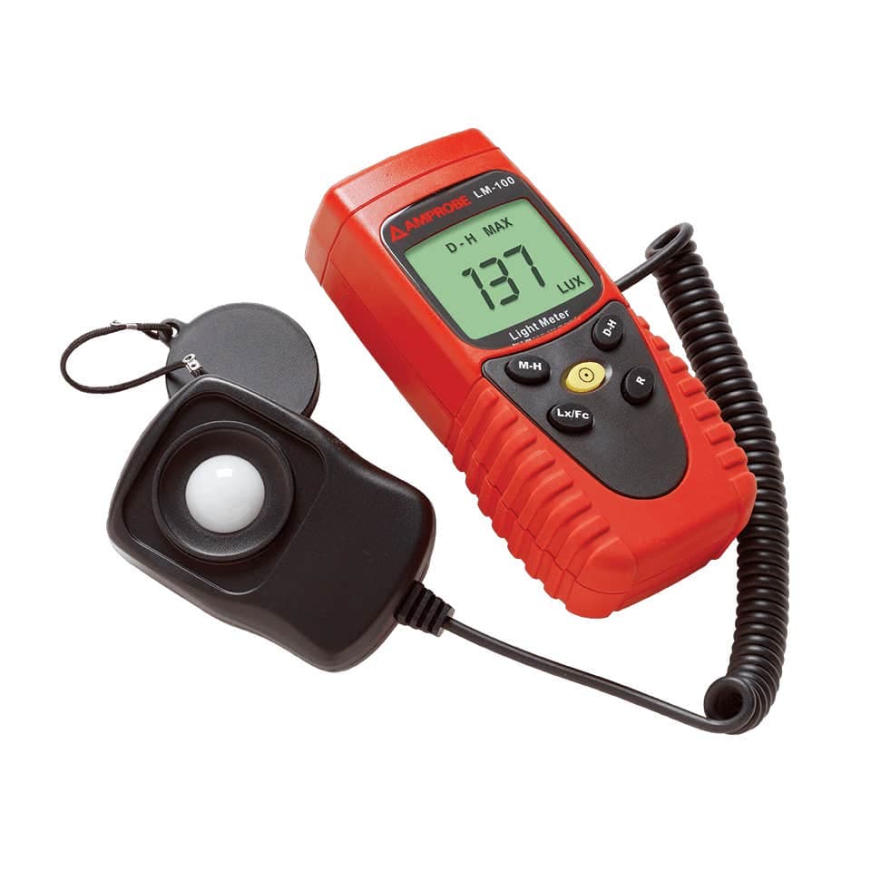Amprobe LM-100 Light Meter with Silicon Photodiode and Filter  - Image 2