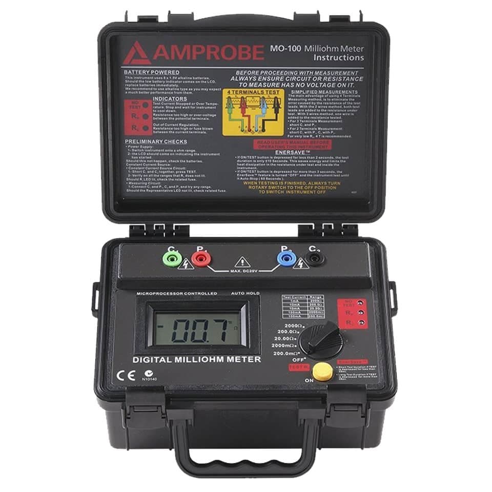 Amprobe MO-100 Milliohm Meter 