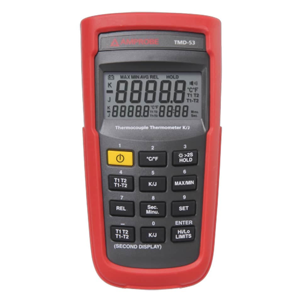 Amprobe TMD-56 Multi-Logging Digital Thermometer, 0.05% Basic Accuracy