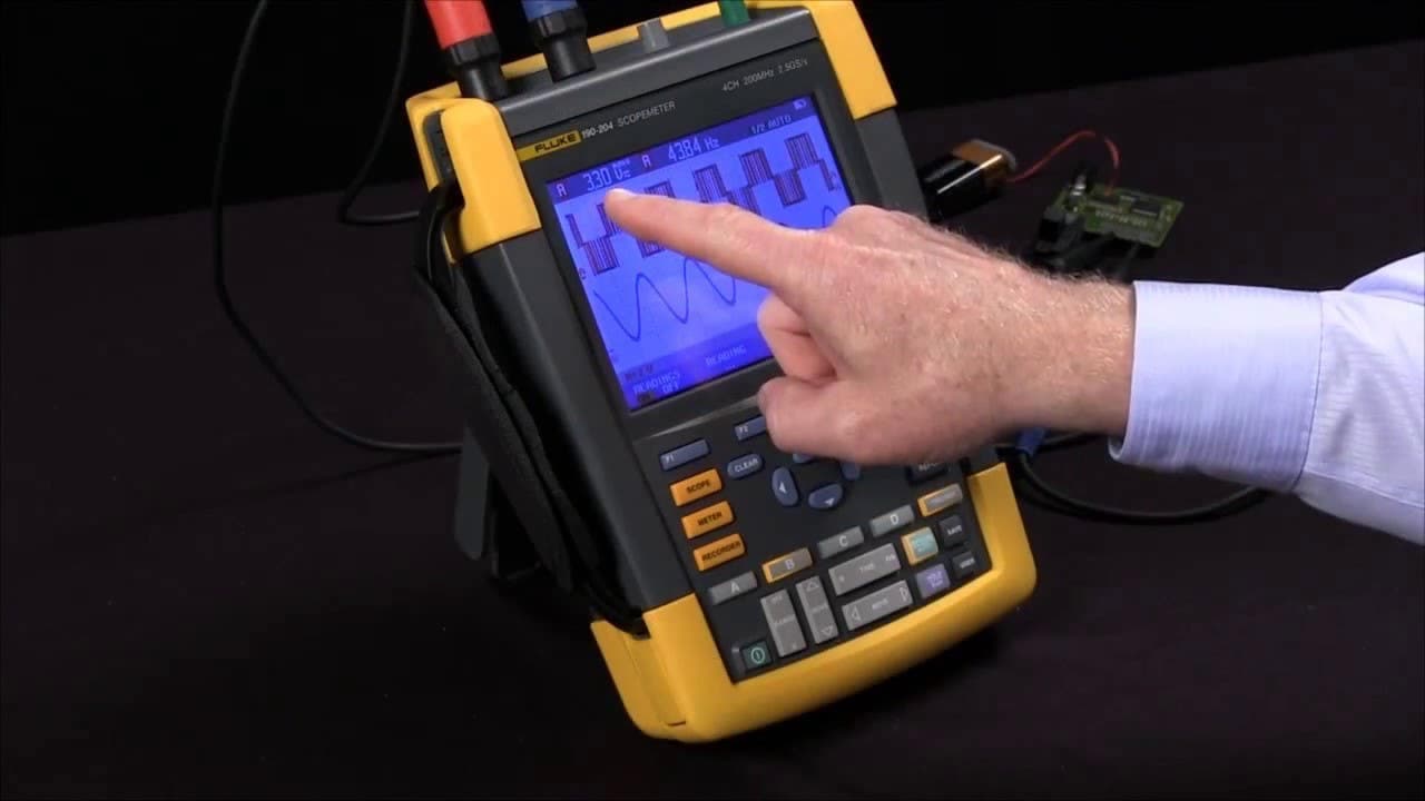 Fluke 200 MHz 4 CH ScopeMeter 190-204/S - Image 3