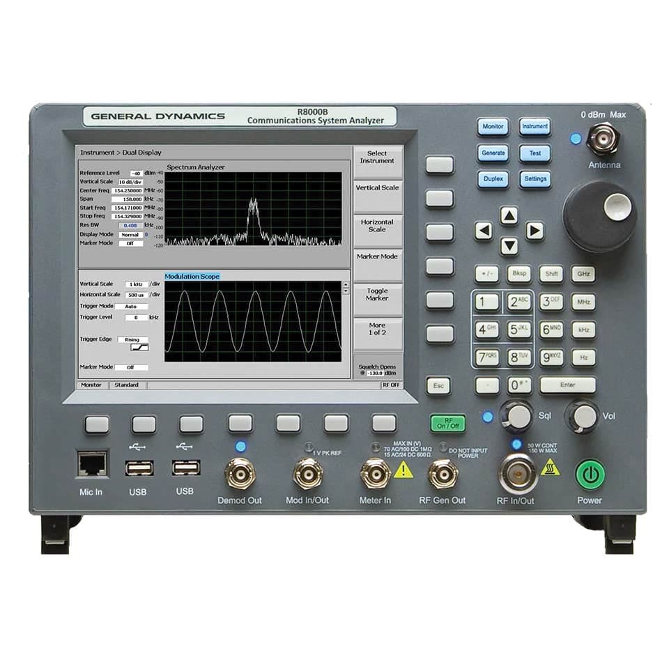 Ex-Rental General Dynamics R8000B Communications Analyser (202013)