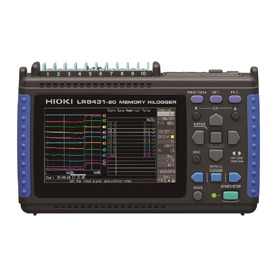 Hioki LR8431-20 10ch Memory Logger