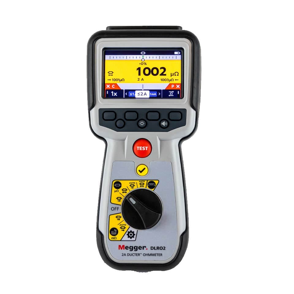 Megger DLRO2 2A Hand held, Ductor Low Resistance Ohmmeter