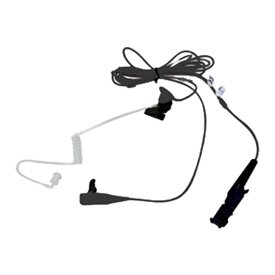 AUDIO ACCESSORY-SURVEILLANCE,2-WIRE SURVEILLANCE KIT W/QUICK DISCONNECT CLEAR ACOUSTIC TUBE,BLACK