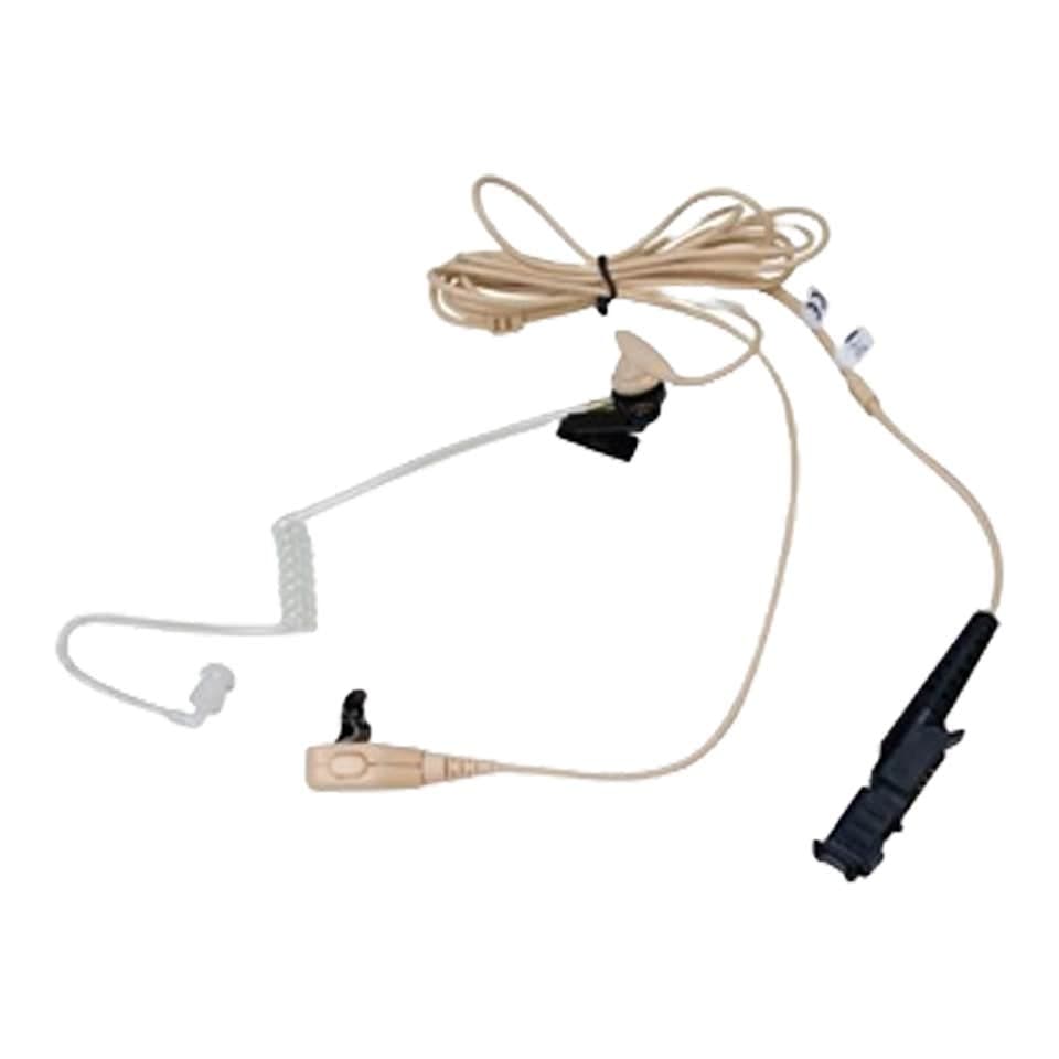 2-WIRE SURVEILLANCE KIT W/QUICK DISCONNECT CLEAR ACOUSTIC TUBE,BEIGE