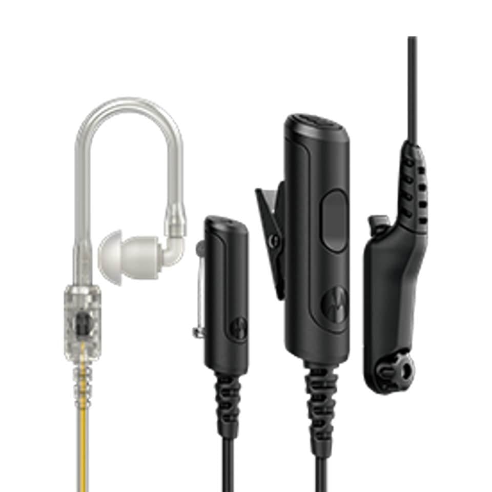AUDIO ACCESSORY-EARPIECE,3-WIRE SURVEILLANCE KIT WITH LOUD AUDIO TRANSLUCENT TUBE