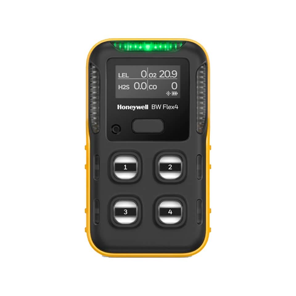 Honeywell BW Flex4 Muti-Gas Detector IR LEL, O2, H2S, CO