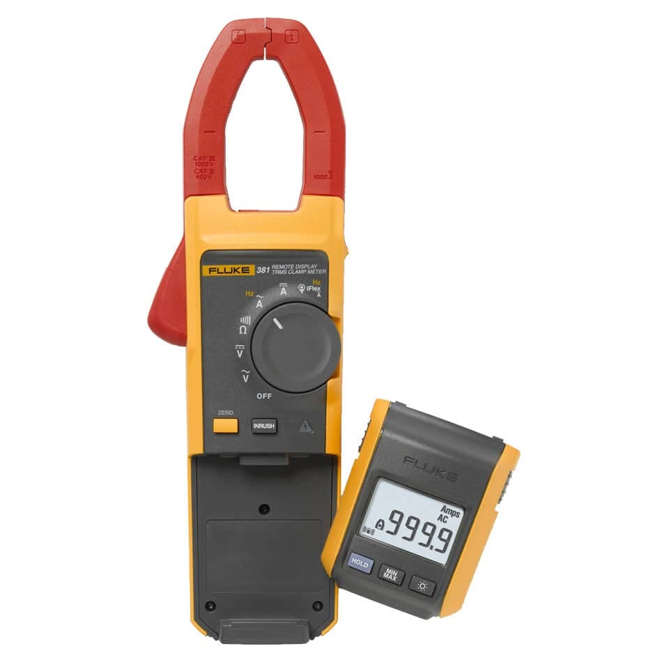 Fluke 381 Remote Display True RMS AC/DC Clamp meter w iFlex