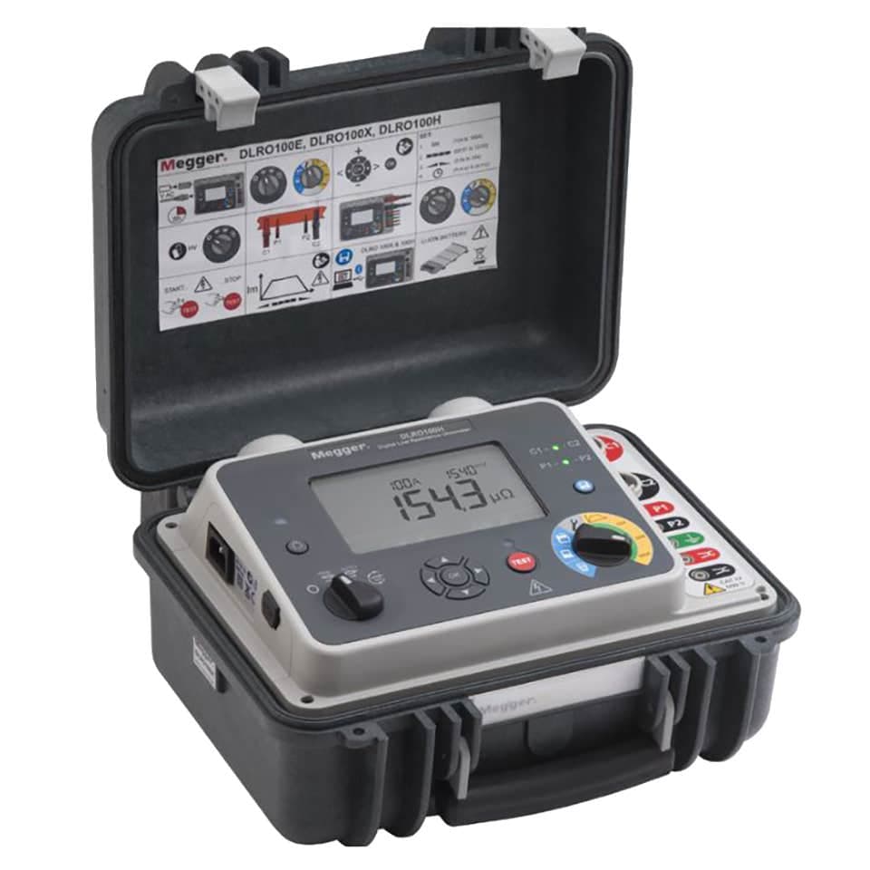 Megger DLRO100XB 100A Micro-Ohm Meter